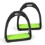 Compositi Premium Profile Adults Stirrups - Bright Green