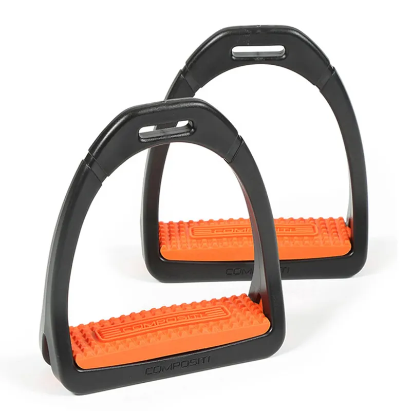 Compositi Premium Profile Adults Stirrups - Orange