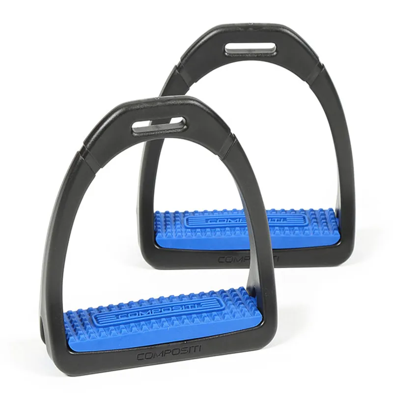 Compositi Premium Profile Adults Stirrups - Royal Blue