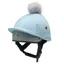 Charles Owen This Esme Pom Pom Hat Silk - Baby Blue