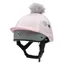 Charles Owen This Esme Pom Pom Hat Silk - Baby Pink