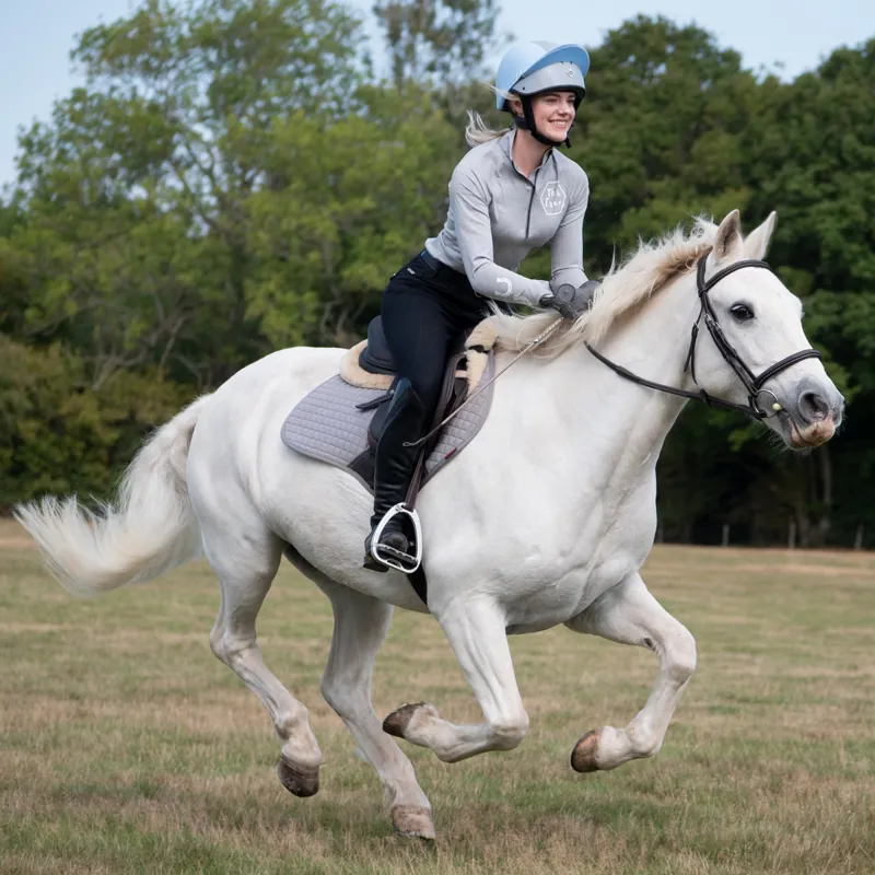 Charles Owen This Esme JS1 Pro Riding Skull Hat - Silver-8