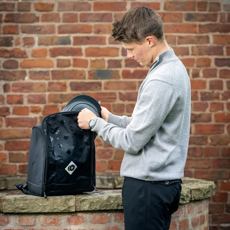 Charles Owen Convertible Hat Bag - Black-3