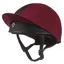 Charles Owen Pro II Hat Silk with Vent - Maroon