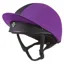 Charles Owen Pro II Hat Silk with Vent - Purple