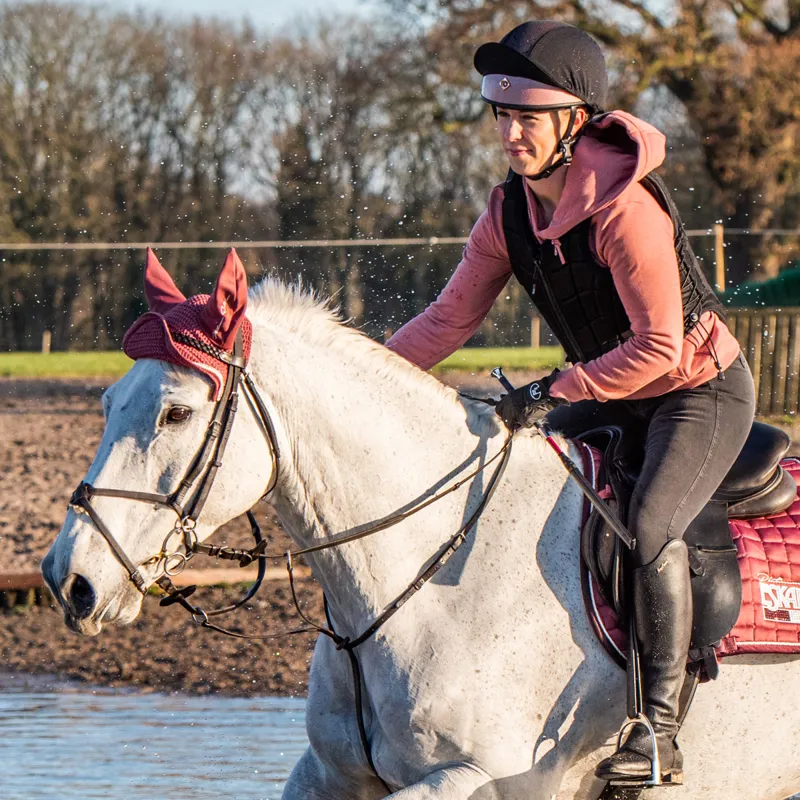 Charles Owen Pro II Plus Skull Riding Hat - Rose Gold-4