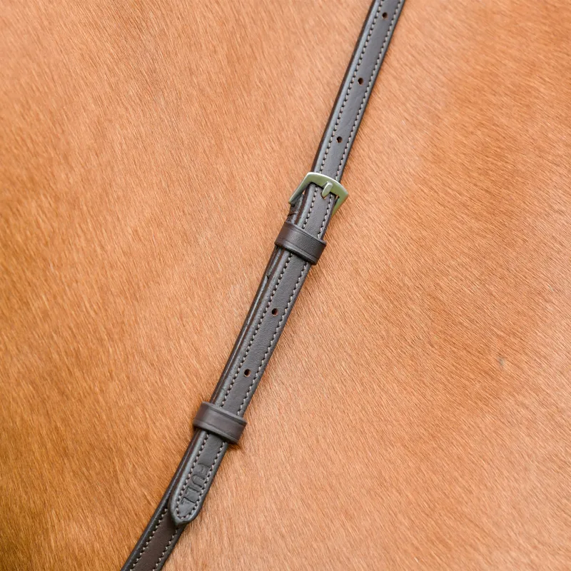 Collegiate ComFiTec Opulux Plain Flat Running Martingale - Dark Brown-1