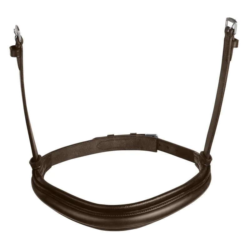 Collegiate Mono Crown Cavesson Noseband - Brown