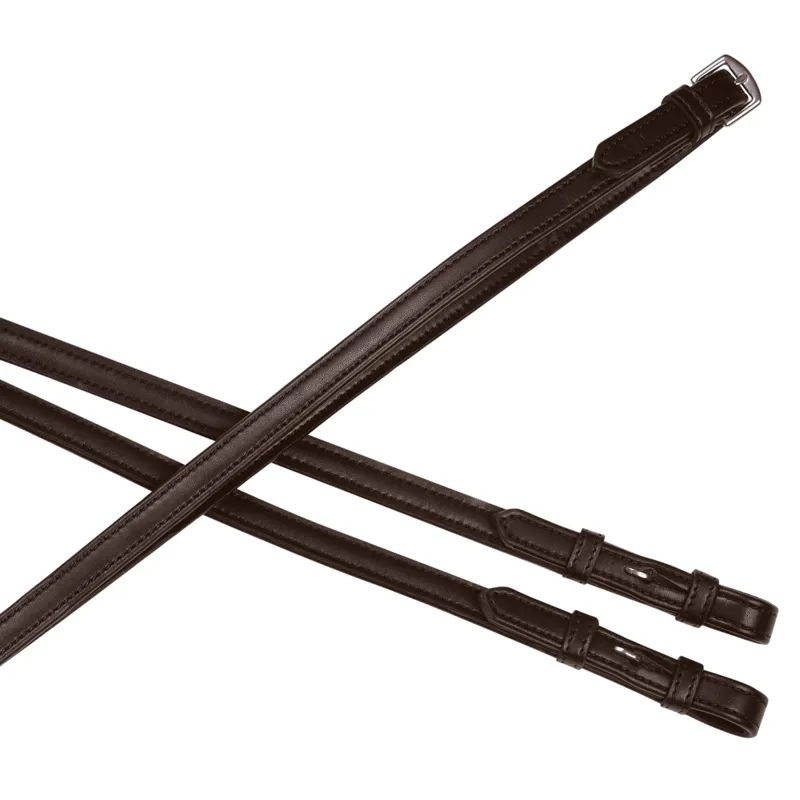 Collegiate Syntovia+ Plain Flat Reins - Brown