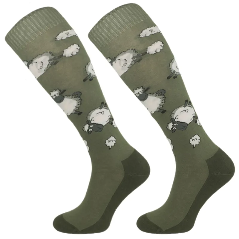 Comodo Novelty Fun Adults Socks - Dark Sheep
