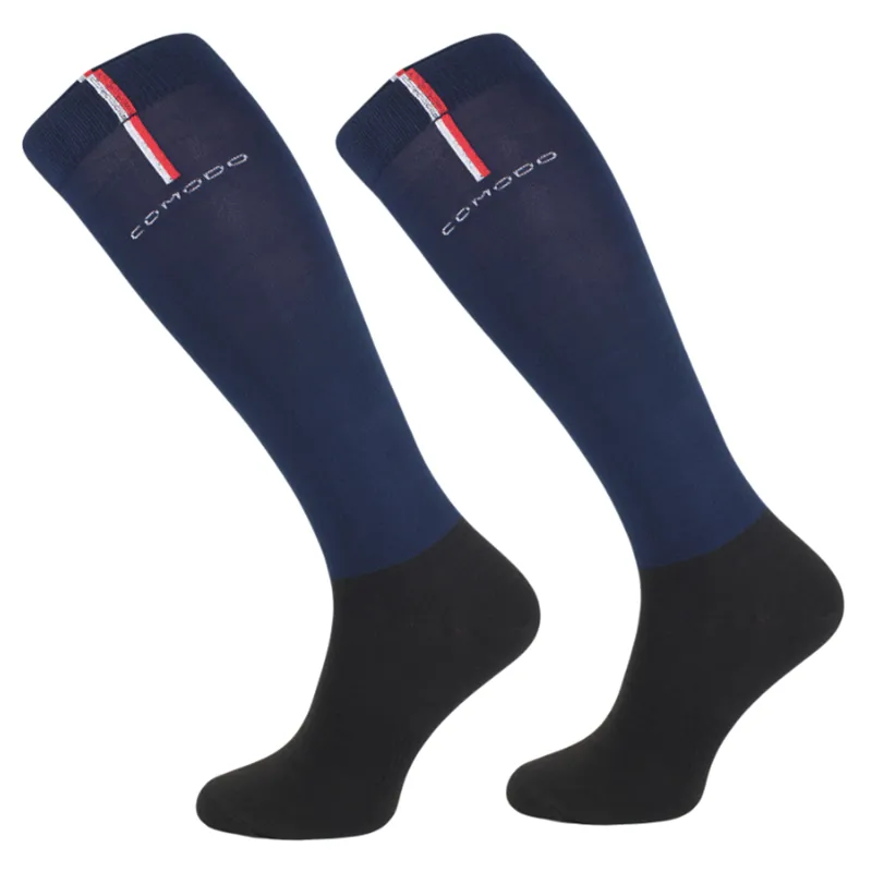 Comodo Ladies Performance Riding Socks - Navy