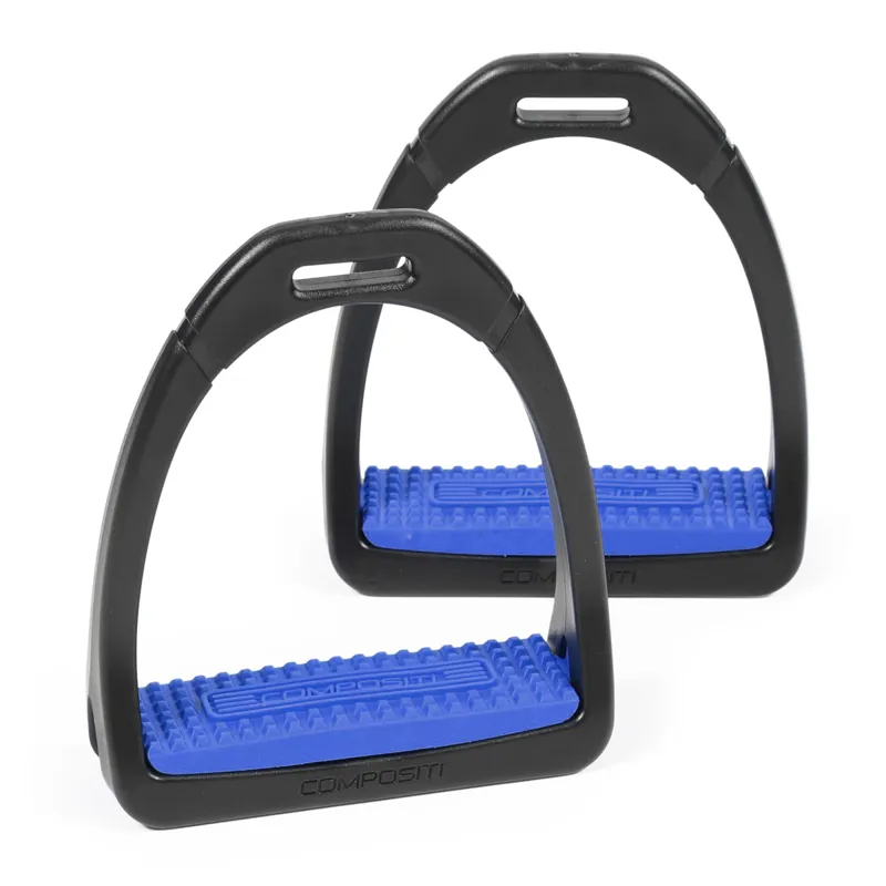 Compositi Premium Profile Junior Stirrups - Royal Blue