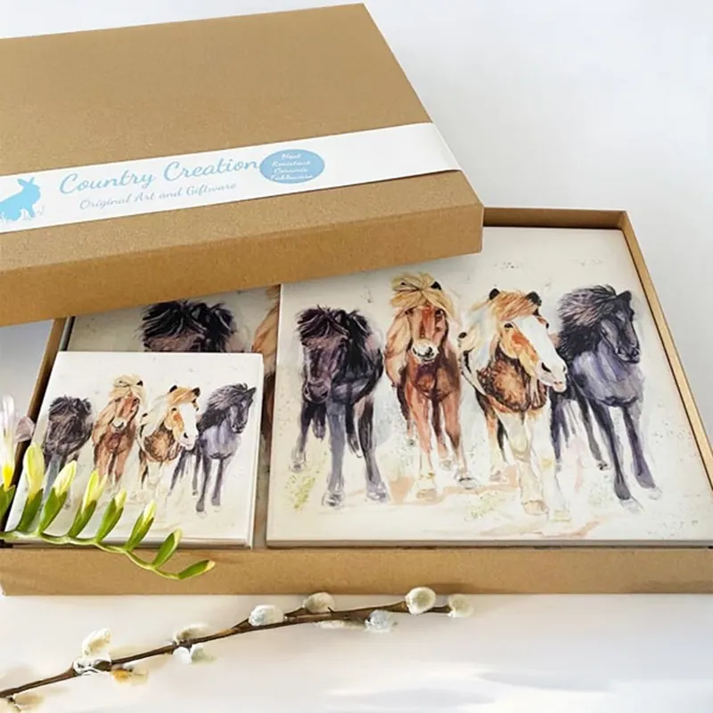 Country Creation Ceramic Dining Set - Pony Pals