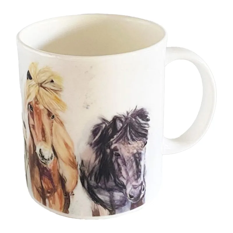 Country Creation Fine Bone China Mug - Pony Pals