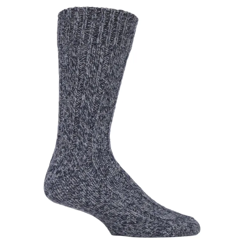 Country Pursuit Pennine Men's Wool Rich Walking Socks - Grey/Navy