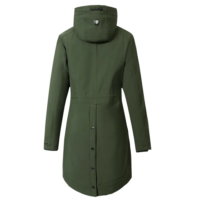 Covalliero Ladies Long Parka Jacket - Opal Green-1