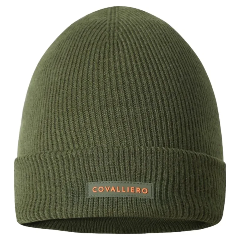 Covalliero Knitted Beanie - Forest Green