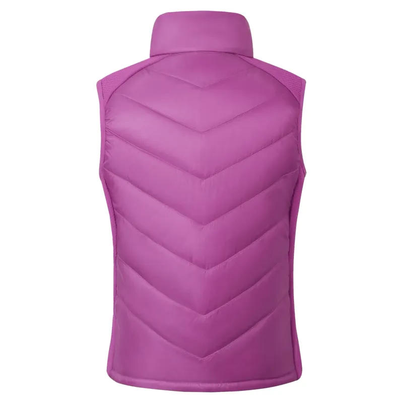 Covalliero Combi Junior Quilted Gilet - Light Berry-2