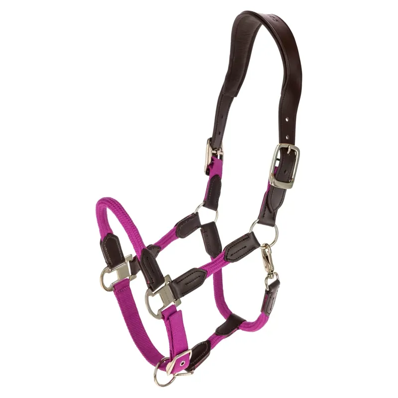 Covalliero Cordano Lux Headcollar - Light Berry