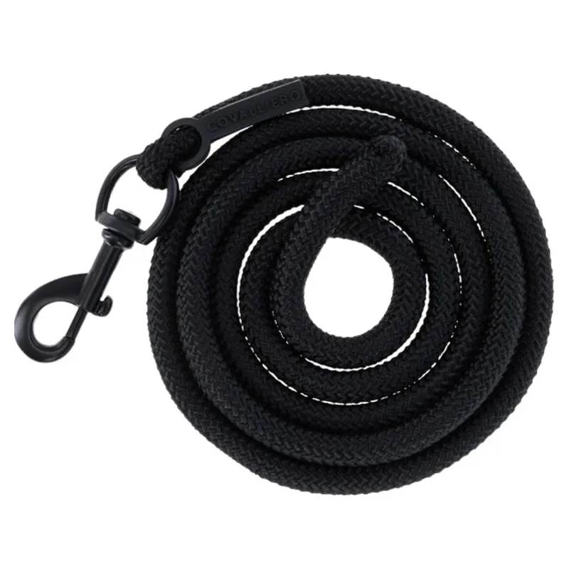 Covalliero Swivel Hook Lead Rope - Black