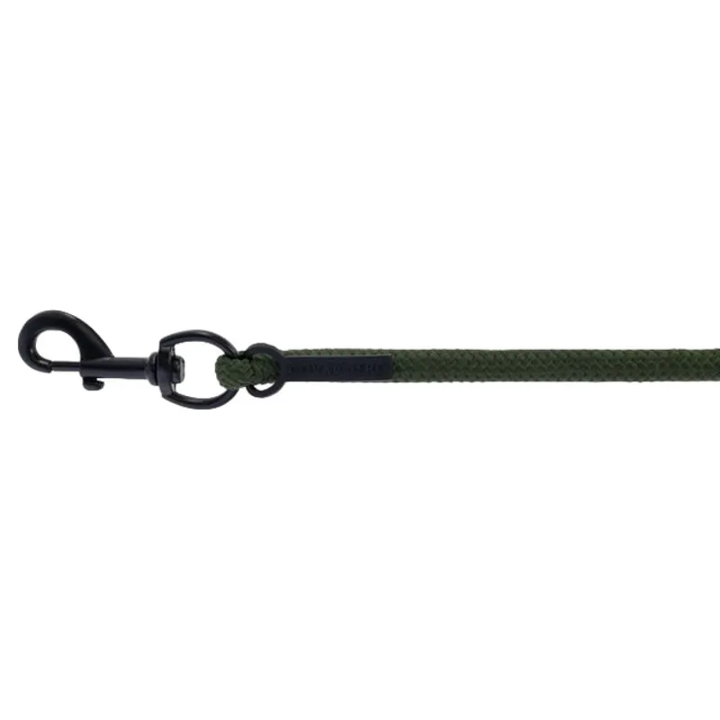 Covalliero Swivel Hook Lead Rope - Forest Green-1