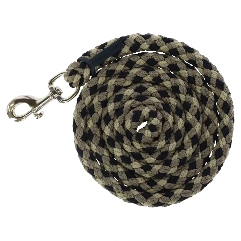 Covalliero Hippo Lead Rope - Black/Walnut