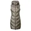 Covalliero Ladies Long Quilted Gilet  - Taupe