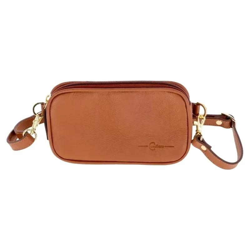 Covalliero Leather Waist Bag - Cognac-1