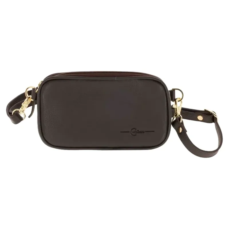 Covalliero Leather Waist Bag - Dark Brown-1