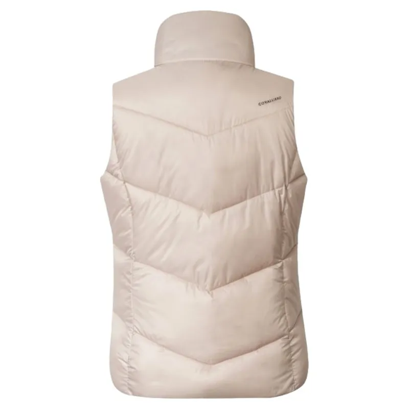 Covalliero Padded Womens Gilet - Beige-1