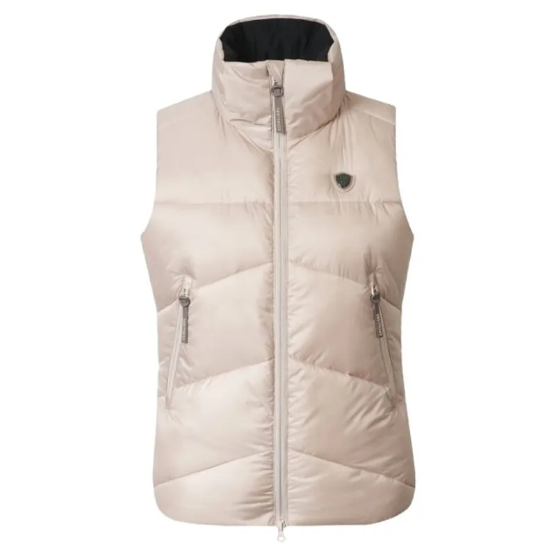 Covalliero Padded Womens Gilet - Beige
