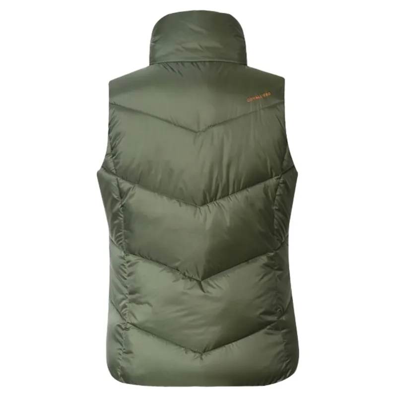 Covalliero Padded Womens Gilet - Forest Green-1