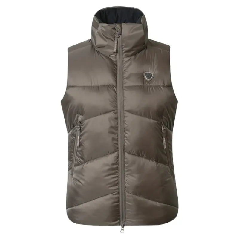 Covalliero Padded Womens Gilet - Milky Chocolate