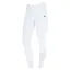 Covalliero Summer Full Grip Womens Riding Tights - White