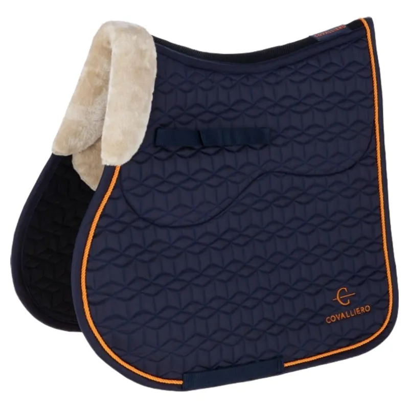 Covalliero Soft Jumping Saddlecloth - Dark Navy