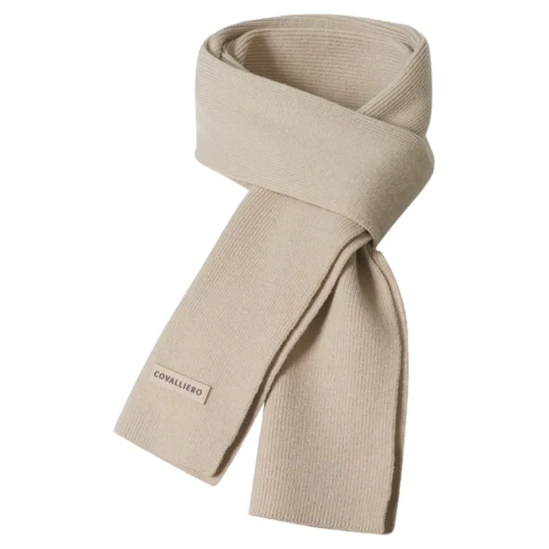 Covalliero Knitted Scarf - Beige
