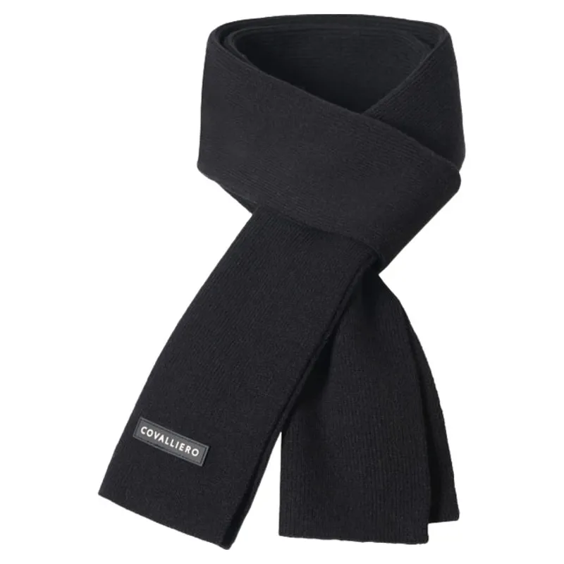Covalliero Knitted Scarf - Black