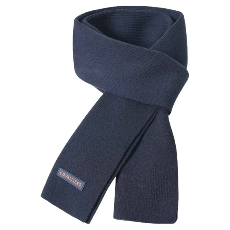 Covalliero Knitted Scarf - Dark Navy