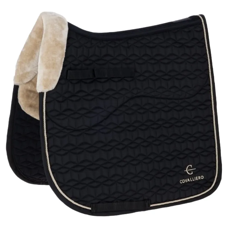 Covalliero Soft Dressage Saddlecloth - Black