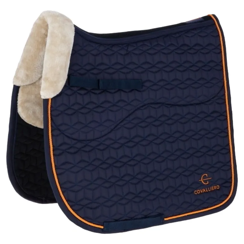 Covalliero Soft Dressage Saddlecloth - Dark Navy