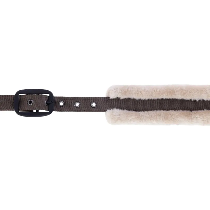Covalliero Soft Faux Fur Headcollar - Milky Chocolate-1