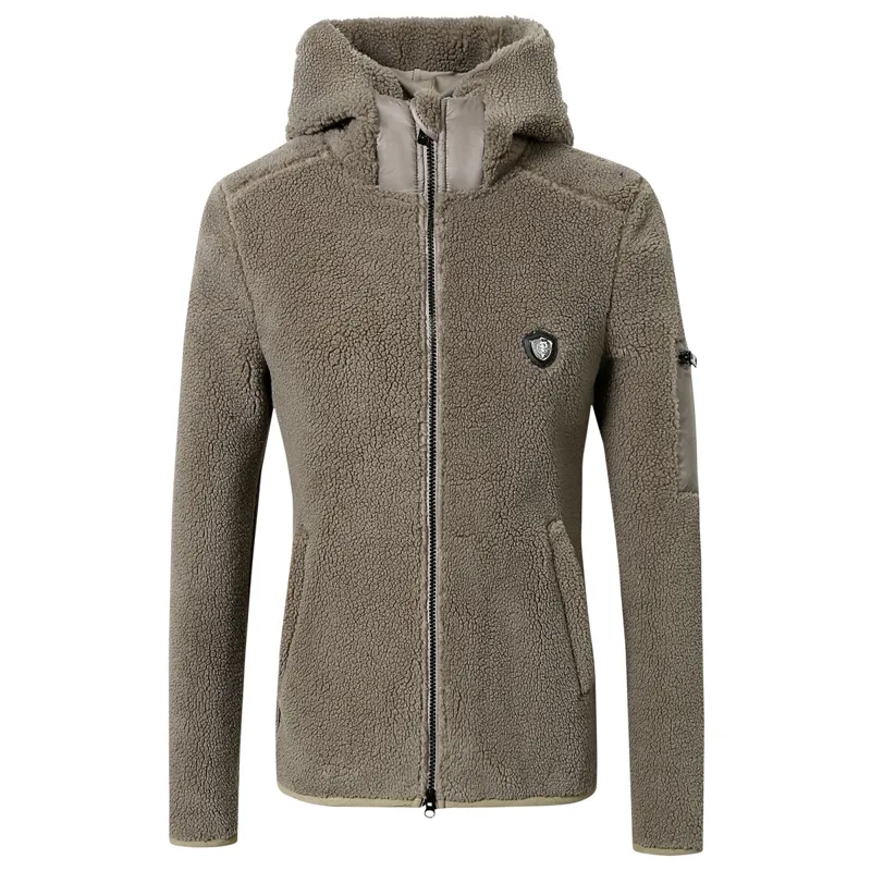 Covalliero Teddy Fleece Ladies Jacket - Taupe