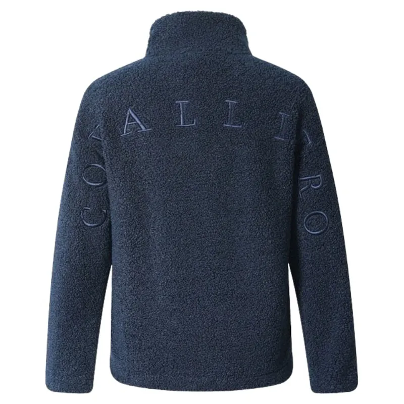 Covalliero Teddy Fleece Womens Sweater - Dark Navy-1