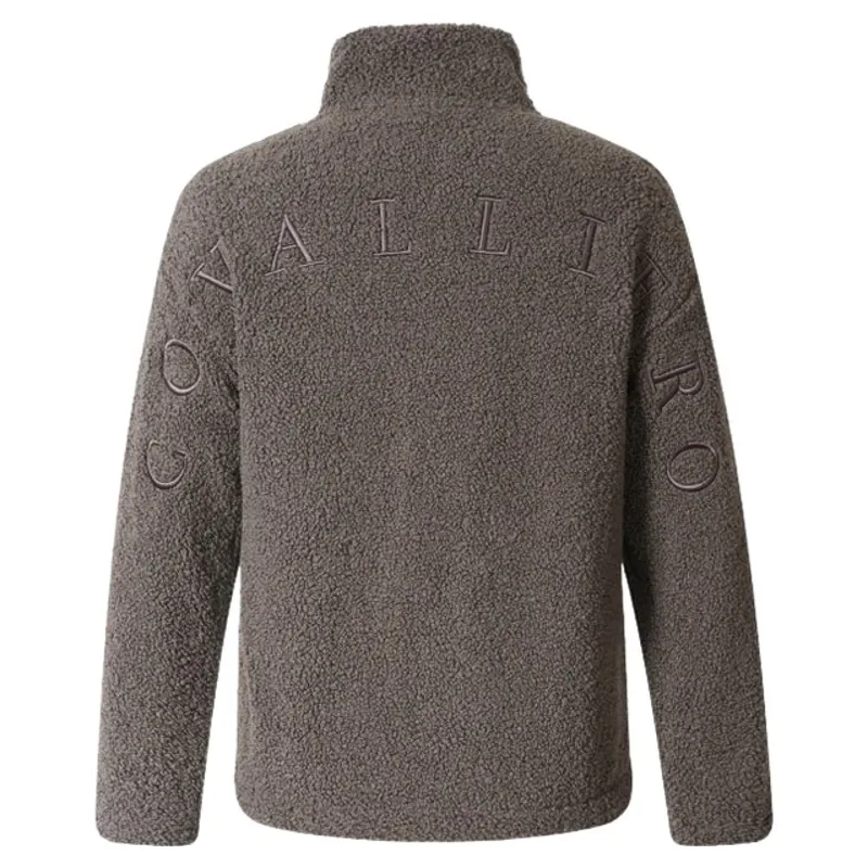 Covalliero Teddy Fleece Womens Sweater - Milky Chocolate-2