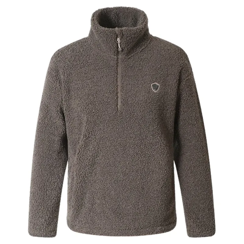 Covalliero Teddy Fleece Womens Sweater - Milky Chocolate