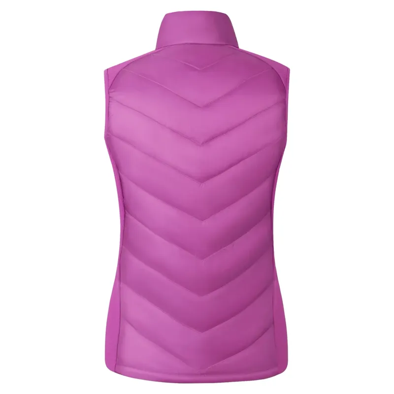Covalliero Combi Womens Quilted Gilet - Light Berry-2