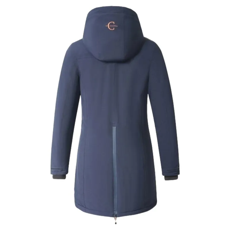 Covalliero Womens Long Waterproof Parka - Dark Navy-1