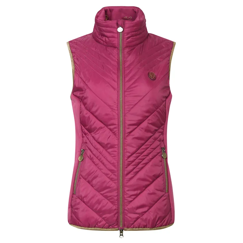 Covalliero Winter Combi Ladies Gilet - Winter Rose/Gold