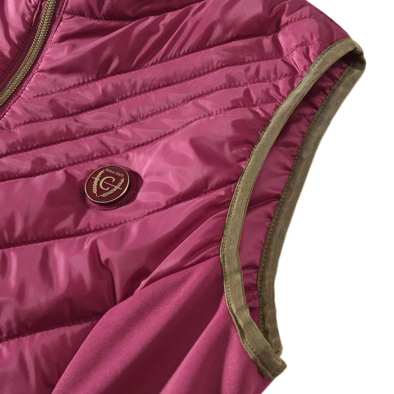 Covalliero Winter Combi Ladies Gilet - Winter Rose/Gold-2
