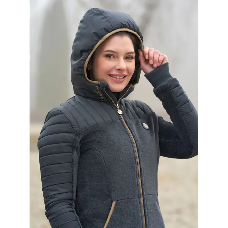 Covalliero Combi Winter Ladies Hoodie Jacket - Graphite-4